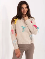 Jumper PM SW SC82.41 světle béžový Jumper PM SW SC82.41 světle béžový