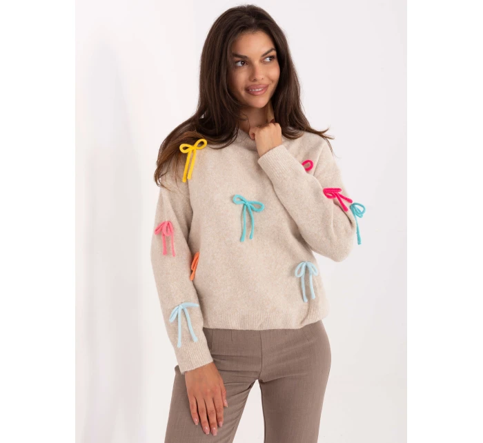 Jumper PM SW SC82.41 světle béžový Jumper PM SW SC82.41 světle béžový