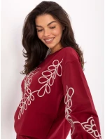 Bluzka RV BZ model 21393075 bordowy - FPrice