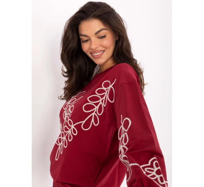 Bluzka RV BZ model 21393075 bordowy - FPrice