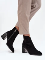 Boty na podpatku model 216831 Step in style