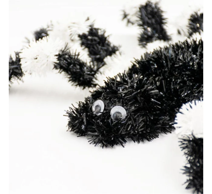 DEKORATIVNÍ FIGURKA HALLOWEENSKÝ PAVOUK BÍLÁ