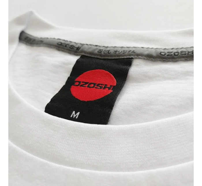 Ozoshi Pánské tričko Isao M white Tsh O20TS005 Ozoshi Pánské tričko Isao M white Tsh O20TS005