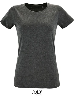 SOL'S Regent Fit Women Dámské tričko "Slim Fit" 25.2758 charcoal melange
