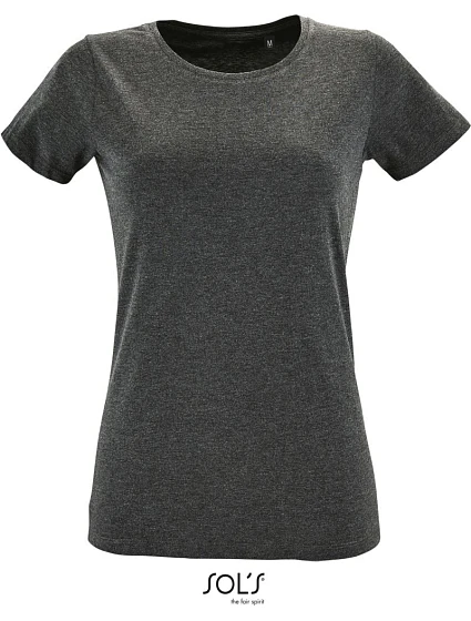 SOL'S Regent Fit Women Dámské tričko "Slim Fit" 25.2758 charcoal melange SOL'S Regent Fit Women Dámské tričko "Slim Fit" 25.2758 charcoal melange