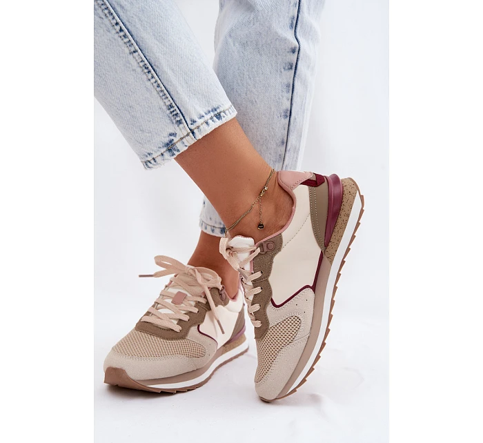 Dámské Sportovní Sneakers Béžové model 22107478 - McArthur Dámské Sportovní Sneakers Béžové model 22107478 - McArthur