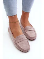 Dámské semišové mokasíny Purple Lenvie Dámské semišové mokasíny Purple Lenvie
