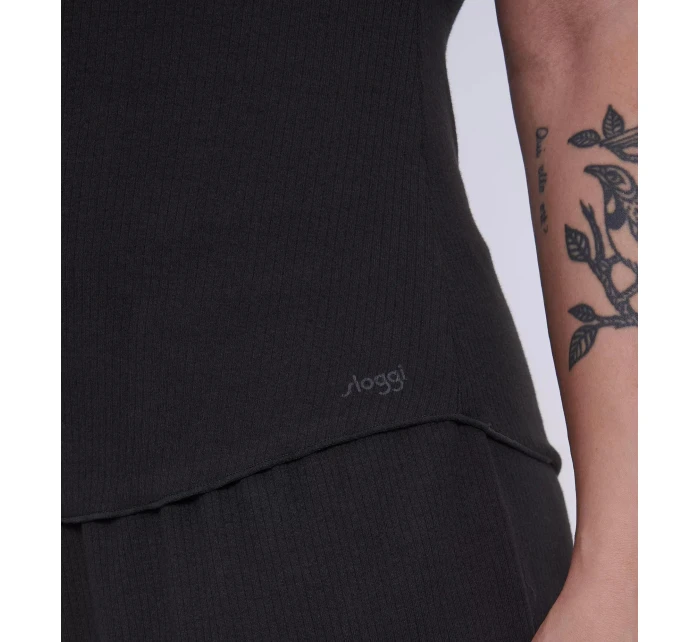 sloggi GO Ribbed T-Shirt - BLACK - SLOGGI BLACK - SLOGGI sloggi GO Ribbed T-Shirt - BLACK - SLOGGI BLACK - SLOGGI