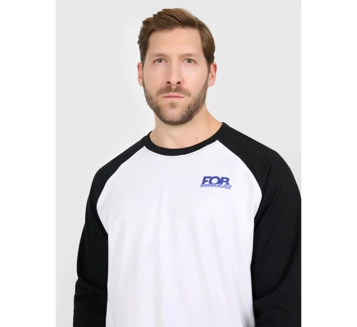 Pánské tričko oversize s dlouhým rukávem model 21920456 - 4F