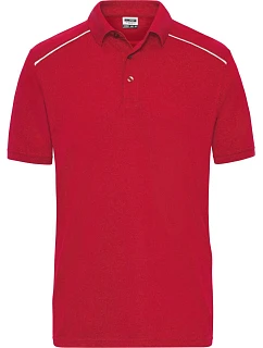 JN Pánské pracovní piqué polo 02.0 red model 22493435 - Daiber