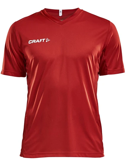 Squad Go Jersey Solid M Pánské sportovní tričko s výstřihem do V model 22468936 bright red - Craft Teamwear Squad Go Jersey Solid M Pánské sportovní tričko s výstřihem do V model 22468936 bright red - Craft Teamwear