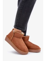 Dámské sněhule na platformě D.Franklin DFSH370010 Hnědé