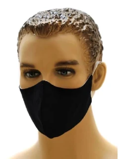 Dvouvrstvá rouška černá - Vestis