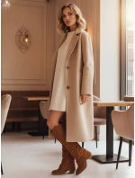 Dámské semišové boty model 21994924 v barvě camel - Dstreet