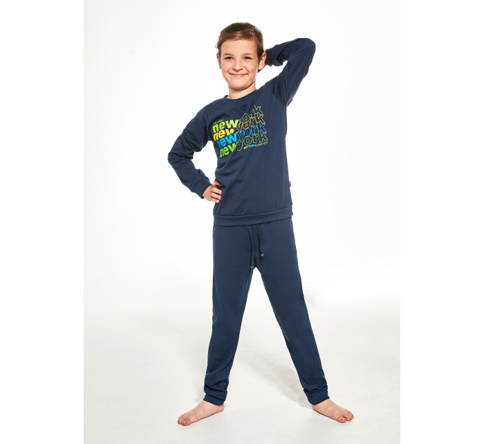 Chlapecké pyžamo Cornette Young Boy 267/151 New York dł/r 134-164