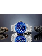 Pánské hodinky Giewont Chronograph Sapphire Silver Blue GW3520-B3