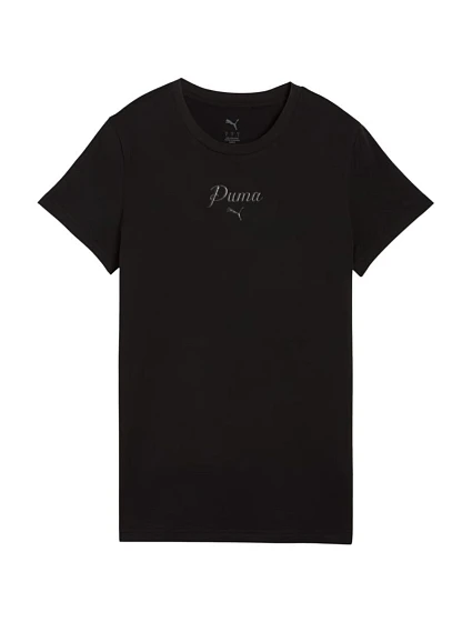 Dámské tričko ESS Script Tee černé model 22063458 01 - Puma