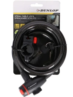 Spirálový lankový zámek Dunlop 12 mm ST 56376 zámek na kolo