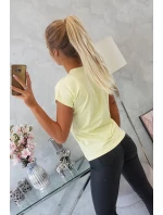 Nakupování je moje kardio blůza světle žlutá Nakupování je moje kardio blůza světle žlutá