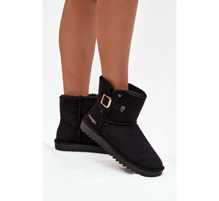 Dámské Sněhule S Přezkou model 21713329 Černé - Wrangler