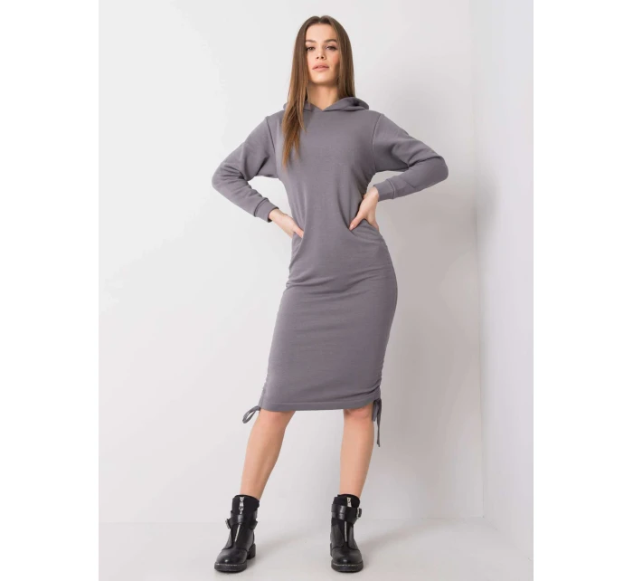 Šaty RV SK 6163.02X tmavě šedé