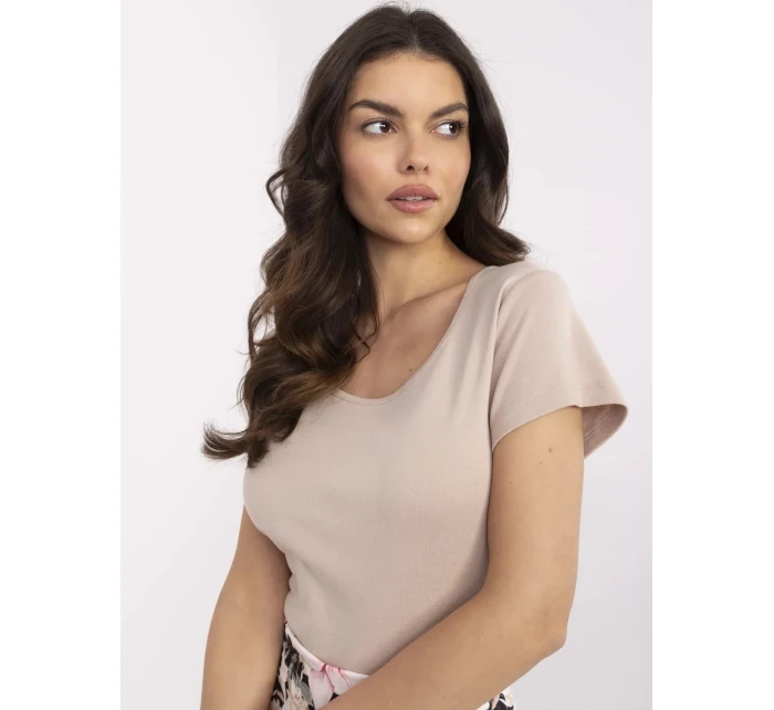 Tričko RV TS model 21021720 beige - FPrice