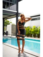 Šaty V-10879 černé - Axami