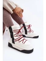 Dámské sněhule se silnou podrážkou, Vegan D.Franklin bílá Dámské sněhule se silnou podrážkou, Vegan D.Franklin bílá