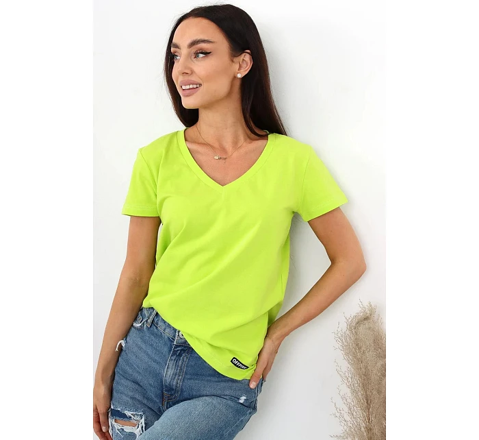 Dámské tričko Serek s krátkým rukávem hnědé - Off Pink