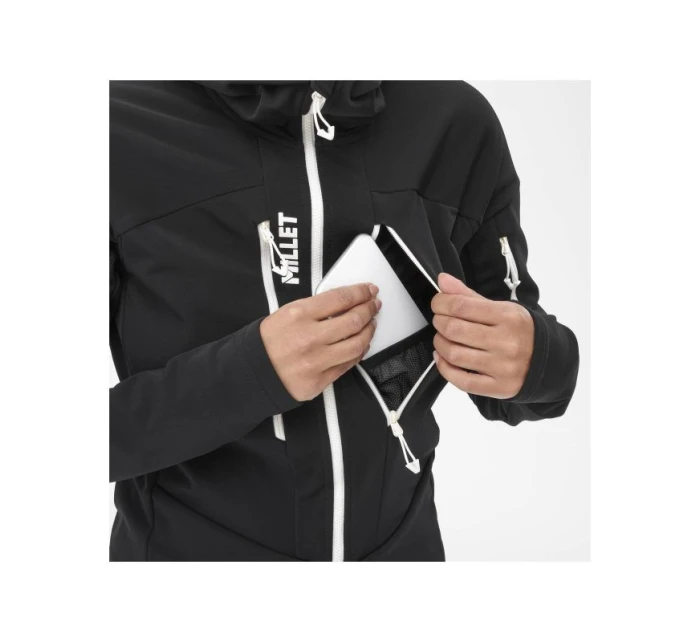 MILLET W Pierra Ment Mikina s kapucí Black