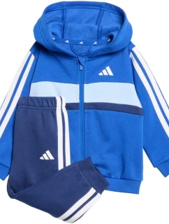 Dětská tepláková souprava adidas Essentials Tiberio 3 Stripes Fleece modrá KC6004