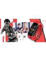 GIEWONT Smartwatch černé a červené 2 řemínky GW200-1