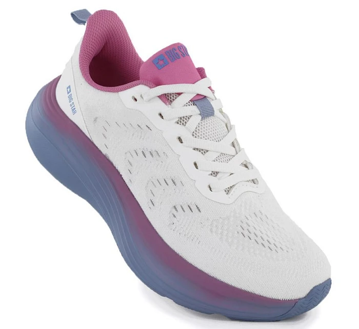 Dámská sportovní obuv na platformě bílá model 22078887 - Big Star Dámská sportovní obuv na platformě bílá model 22078887 - Big Star