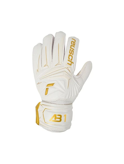 Attrakt Solid Junior brankářské rukavice bílé model 22143661 - Reusch Attrakt Solid Junior brankářské rukavice bílé model 22143661 - Reusch