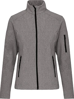 K 400 Dámská 3vrstvá softshellová bunda model 22508632 marl grey - Kariban