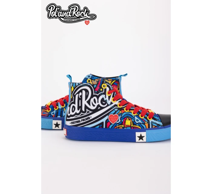 Tenisky Pol'and'Rock Festival X Big Star SS174500 Modré Tenisky Pol'and'Rock Festival X Big Star SS174500 Modré