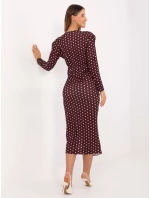 Šaty IT SK bordó model 21441174 - FPrice Šaty IT SK bordó model 21441174 - FPrice