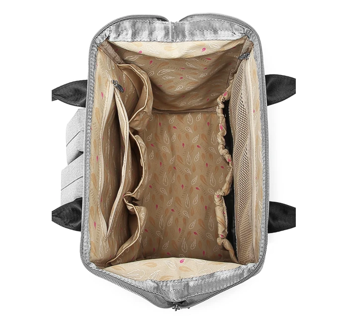 Dámský batoh na kočárek Engelis Manna Grey Dámský batoh na kočárek Engelis Manna Grey