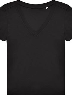 B&C #E150 V /women Dámské tričko s výstřihem do V model 22444660 black