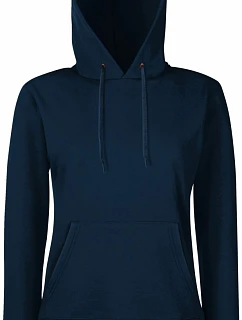 Fruit of the Loom Classic Lady-Fit Hooded Sweat Dámská mikina s kapucí 16.2038 deep navy