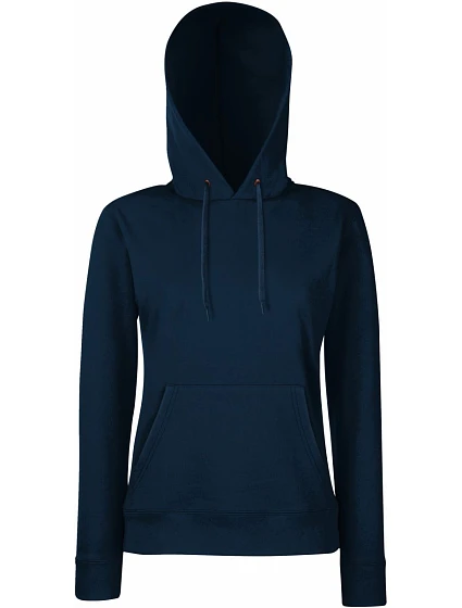Fruit of the Loom Classic Lady-Fit Hooded Sweat Dámská mikina s kapucí 16.2038 deep navy Fruit of the Loom Classic Lady-Fit Hooded Sweat Dámská mikina s kapucí 16.2038 deep navy