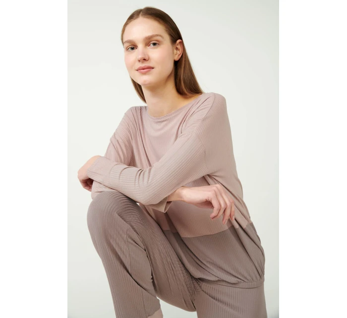 Žebrované dámské pyžamo model 20515846 - Vamp