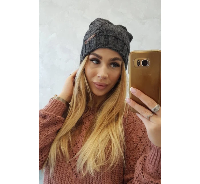 Fleecová čepice Ula K271 graphite Fleecová čepice Ula K271 graphite