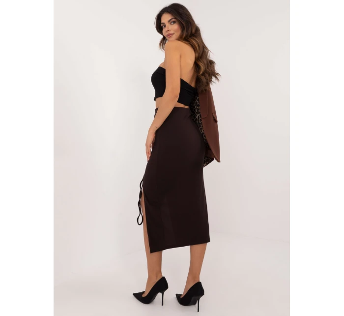 Skirt MI SD 20582 2.65 tmavě hnědá