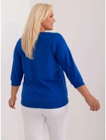 Bluzka RV BZ model 21370610 kobaltowy - FPrice Bluzka RV BZ model 21370610 kobaltowy - FPrice