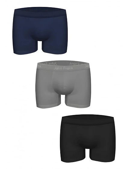 Pánské boxerky John Frank JF3BMODNA03 3 PACK