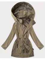 Béžová dámská bunda pro přechodné období model 21059197 - J.STYLE