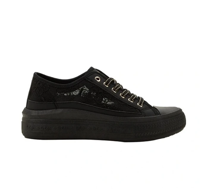 Lee Cooper dámské sportovní boty black platform lace-up dámské Lee Cooper dámské sportovní boty black platform lace-up dámské
