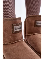 Veganské Sněhule Na Platformě D.Franklin DFSH371004 Tmavobežové