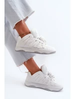 Dámské tenisky z ekologické kůže bílé Berilla Dámské tenisky z ekologické kůže bílé Berilla